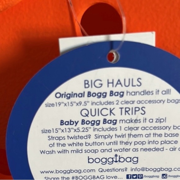 RARE Limited Edition Halloween Bogg O'Lantern Original (largest size) Bogg® Bag - Picture 3 of 4